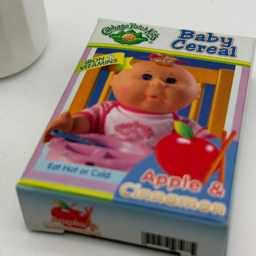 Vintage Cabbage Patch Kids Doll Food Accessories Bottle Cereal Cherry Jar CPK - Picture 5 of 8